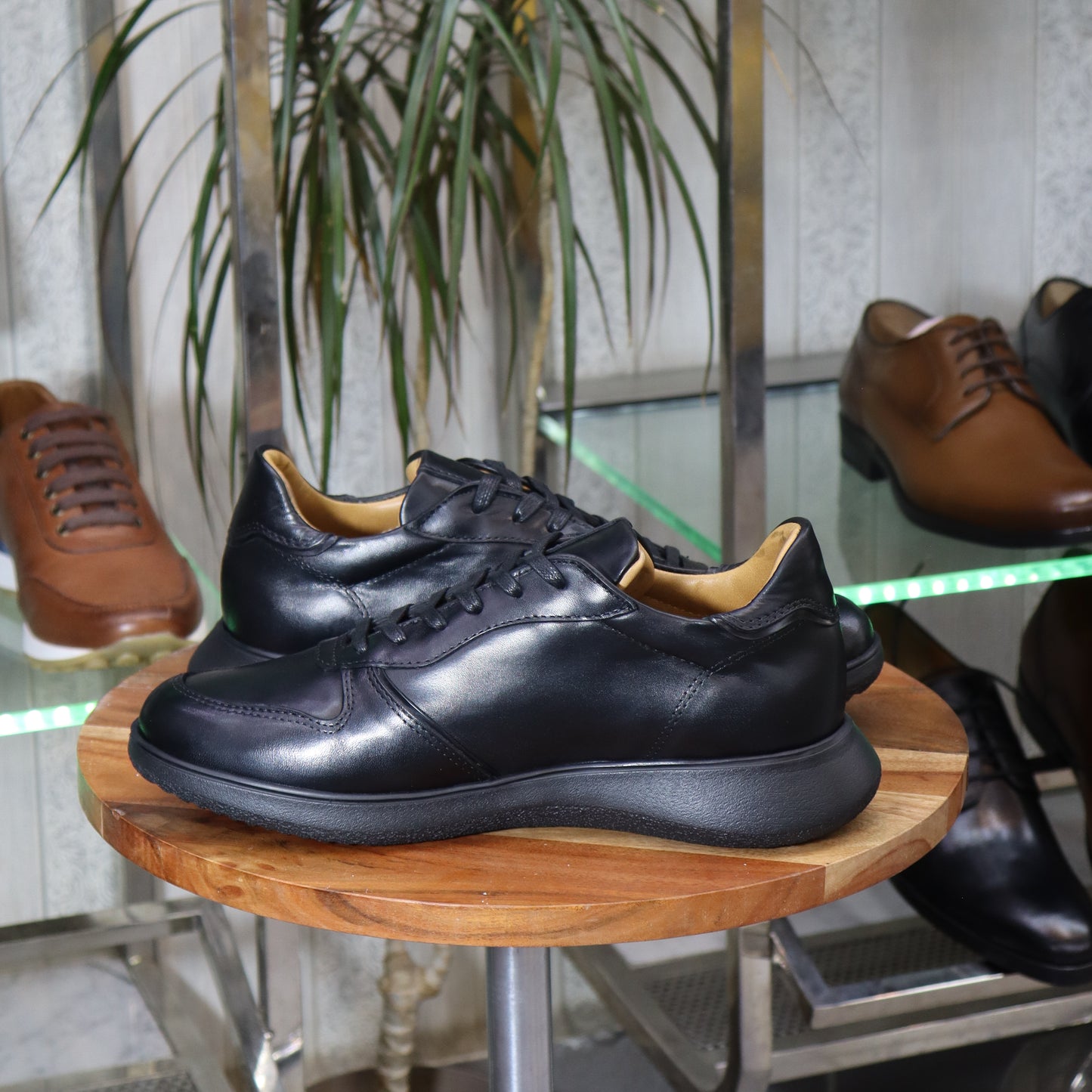 Basket_En_Cuir_Noir_Pour_Homme_-_Kokoe