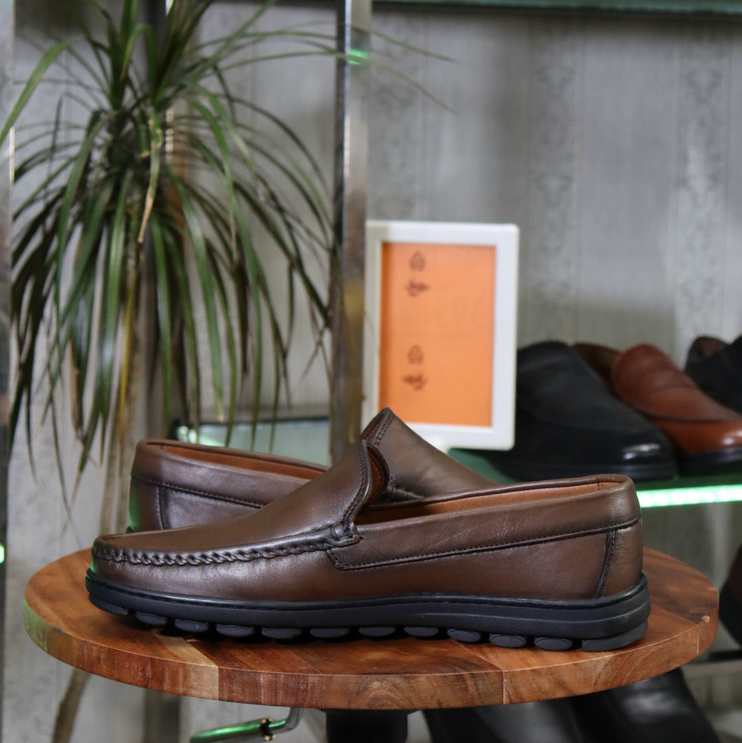Mocassin En Cuir homme en cuir naturel - Flexshoes, confort et style marocain