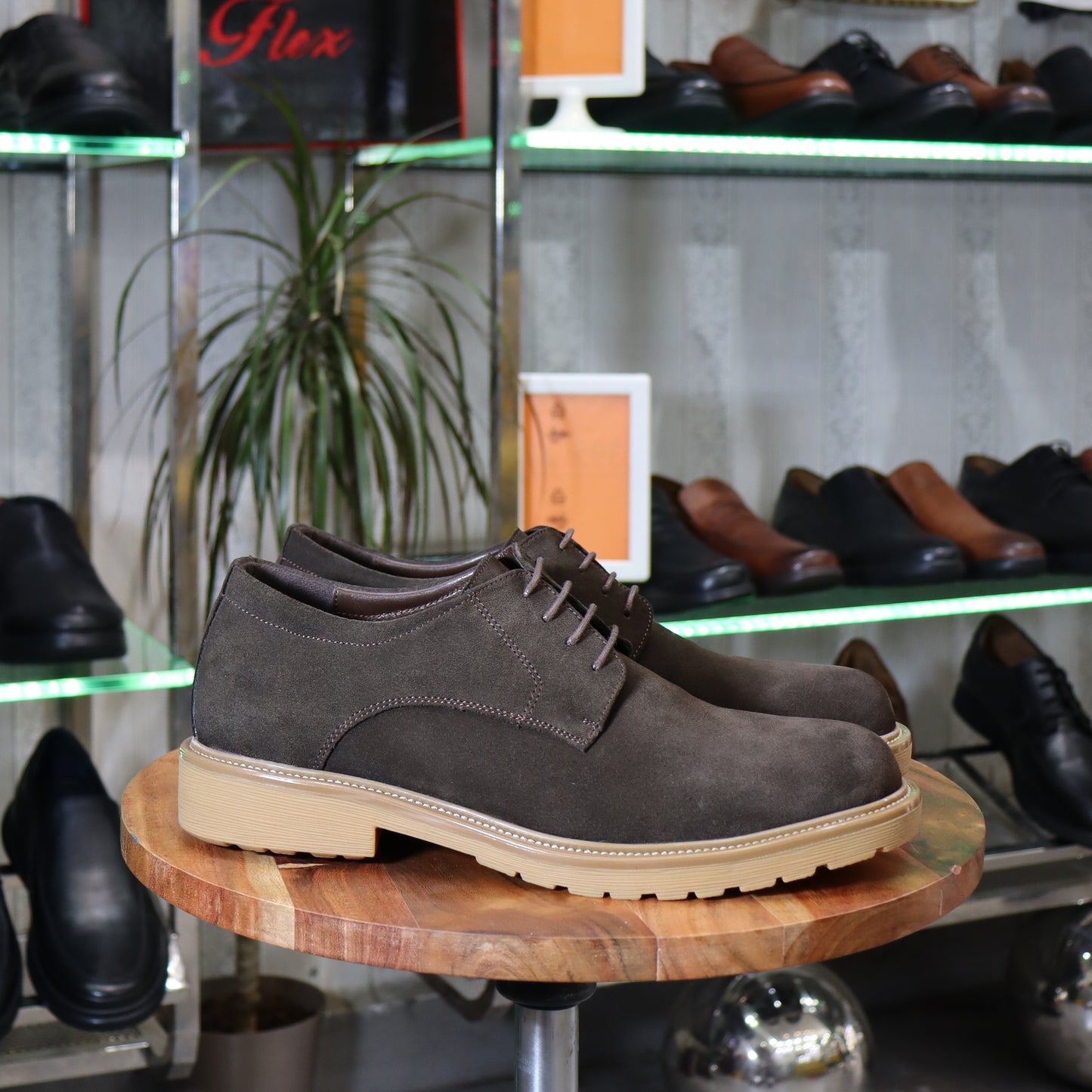 Dikens - Derby en cuir marron