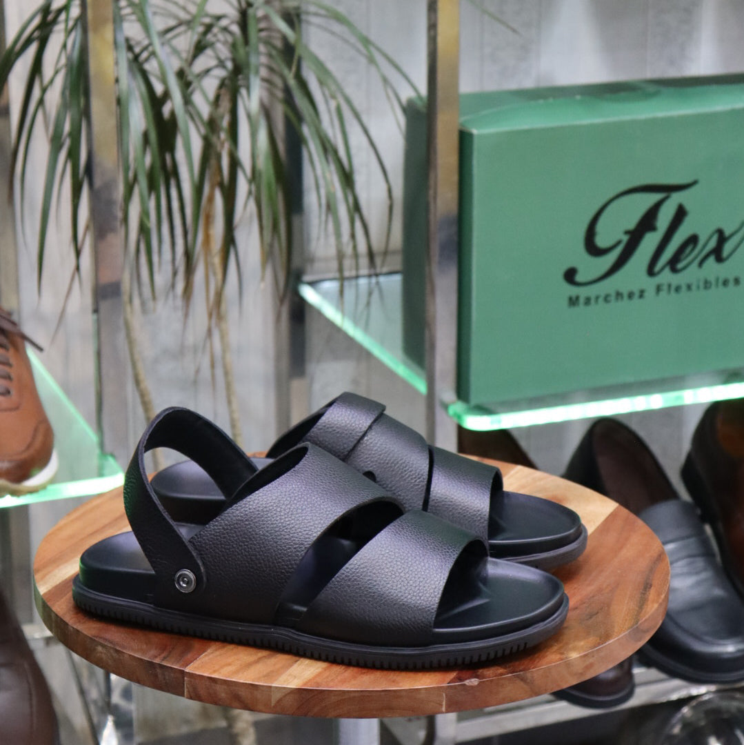 Sandales en cuir Marron - Nerio