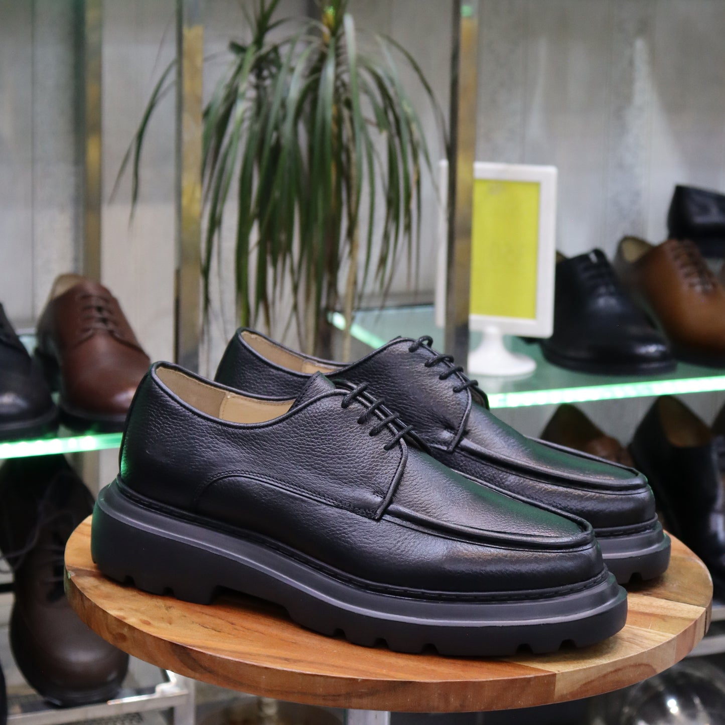 Chaussure Homme En Cuir Noir - Primo