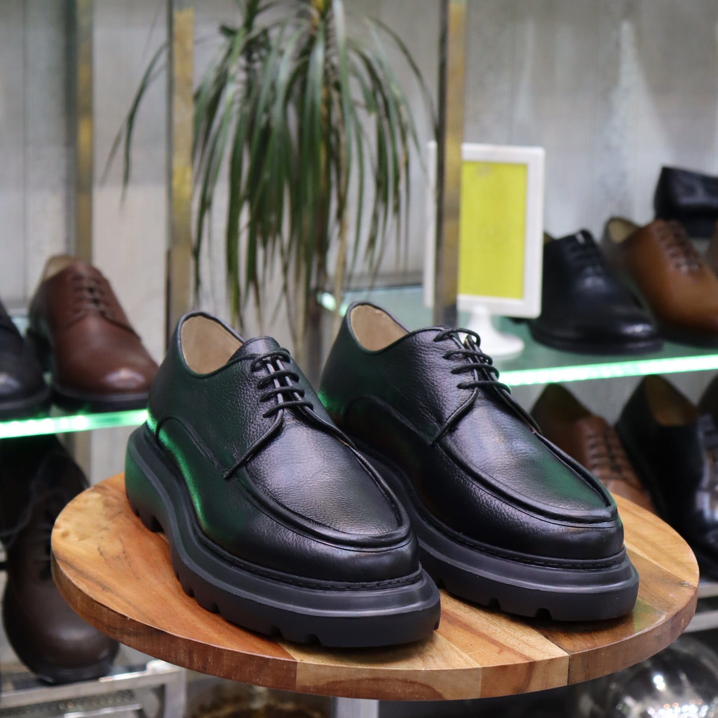 Chaussure Homme En Cuir Noir - Primo
