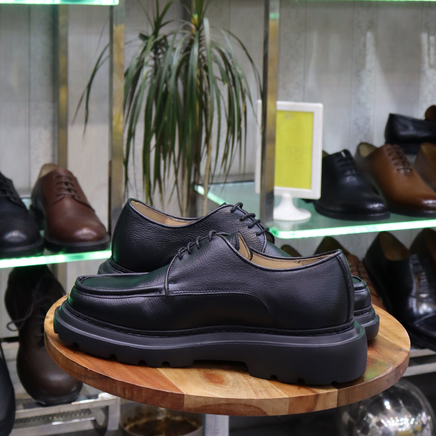 Chaussure Homme En Cuir Noir - Primo