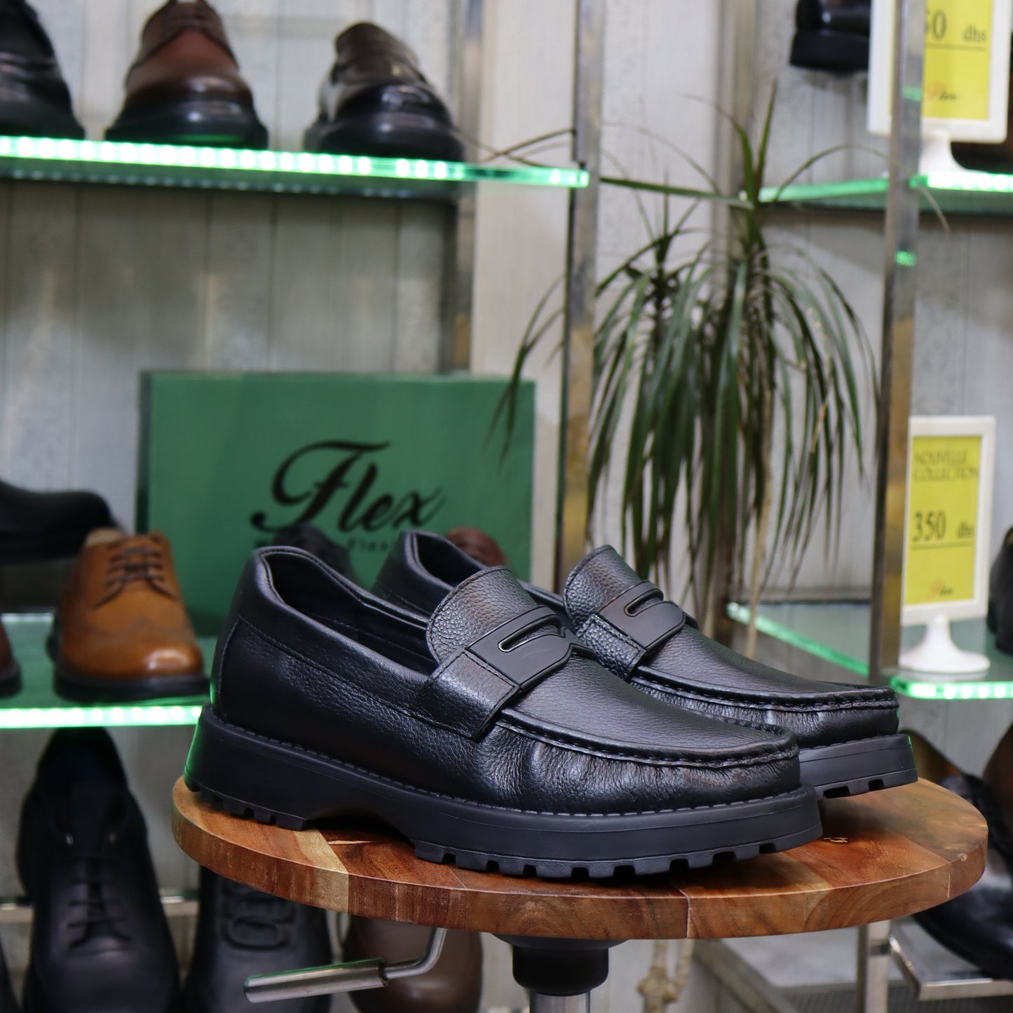 Chaussure Homme en Cuir Noir - Armad