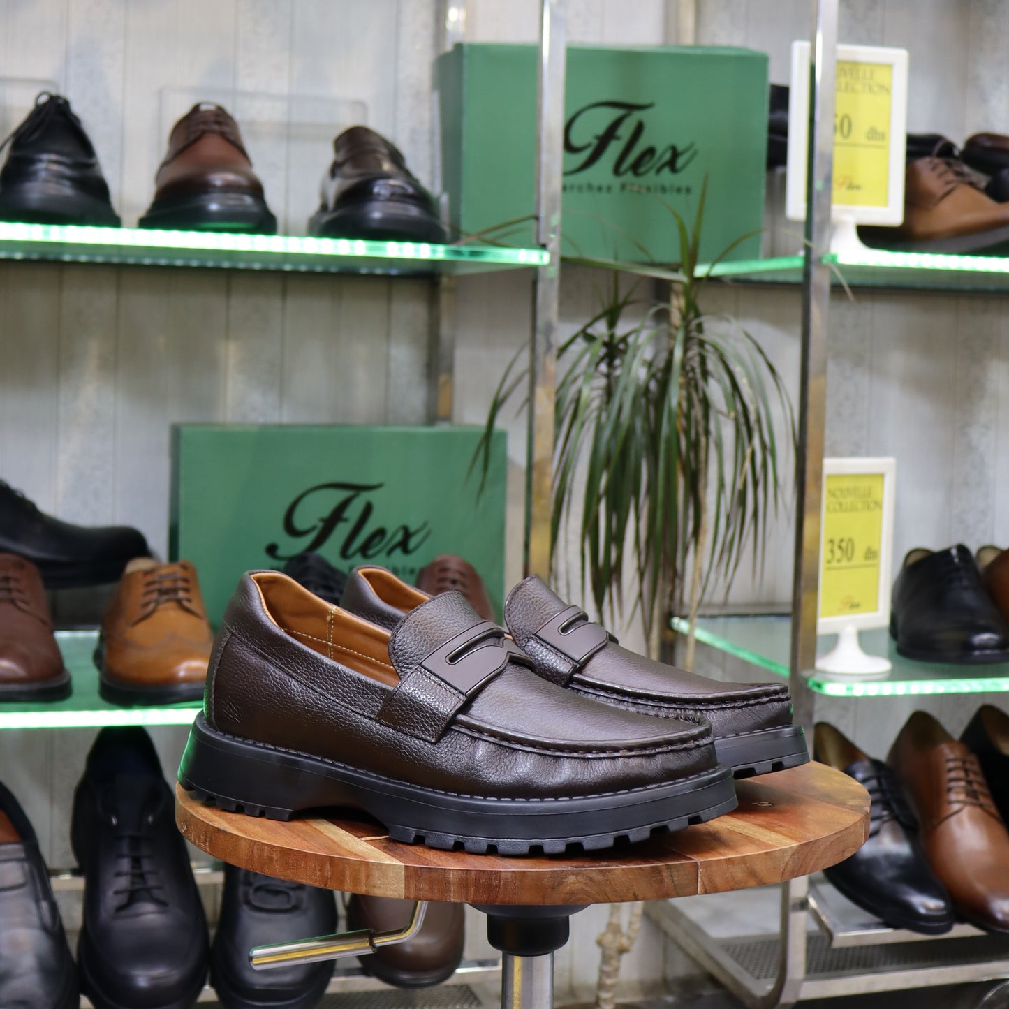 Chaussure Homme en Cuir Marron - Armad