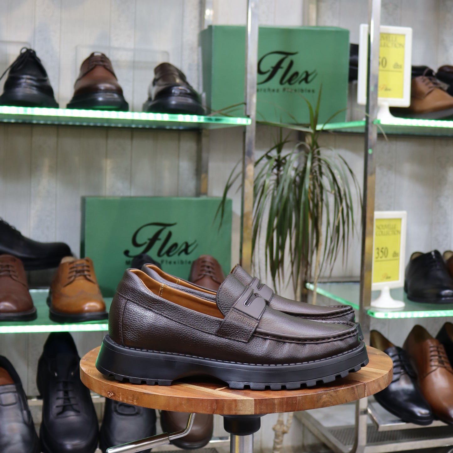 Chaussure Homme en Cuir Marron - Armad