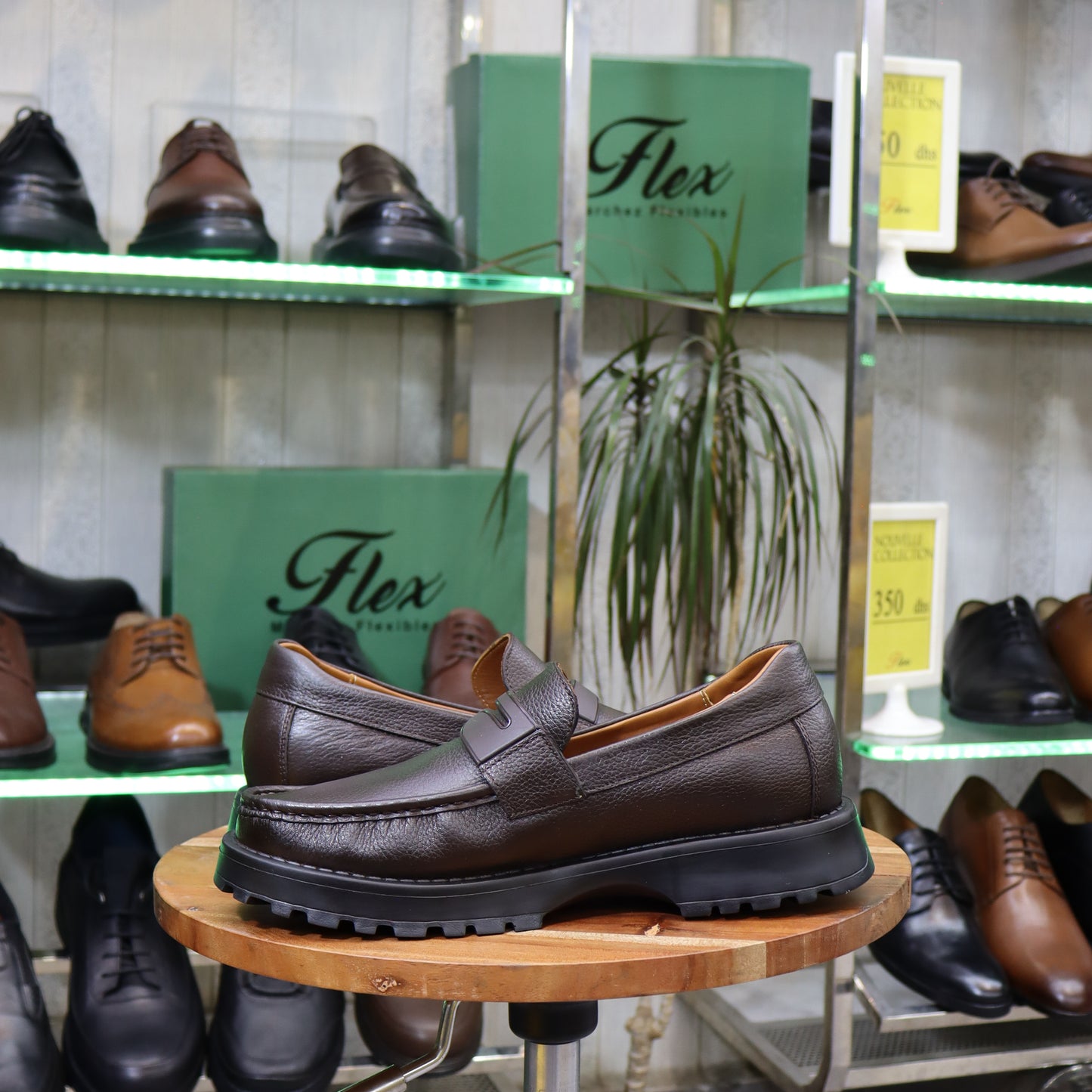 Chaussure Homme en Cuir Marron - Armad