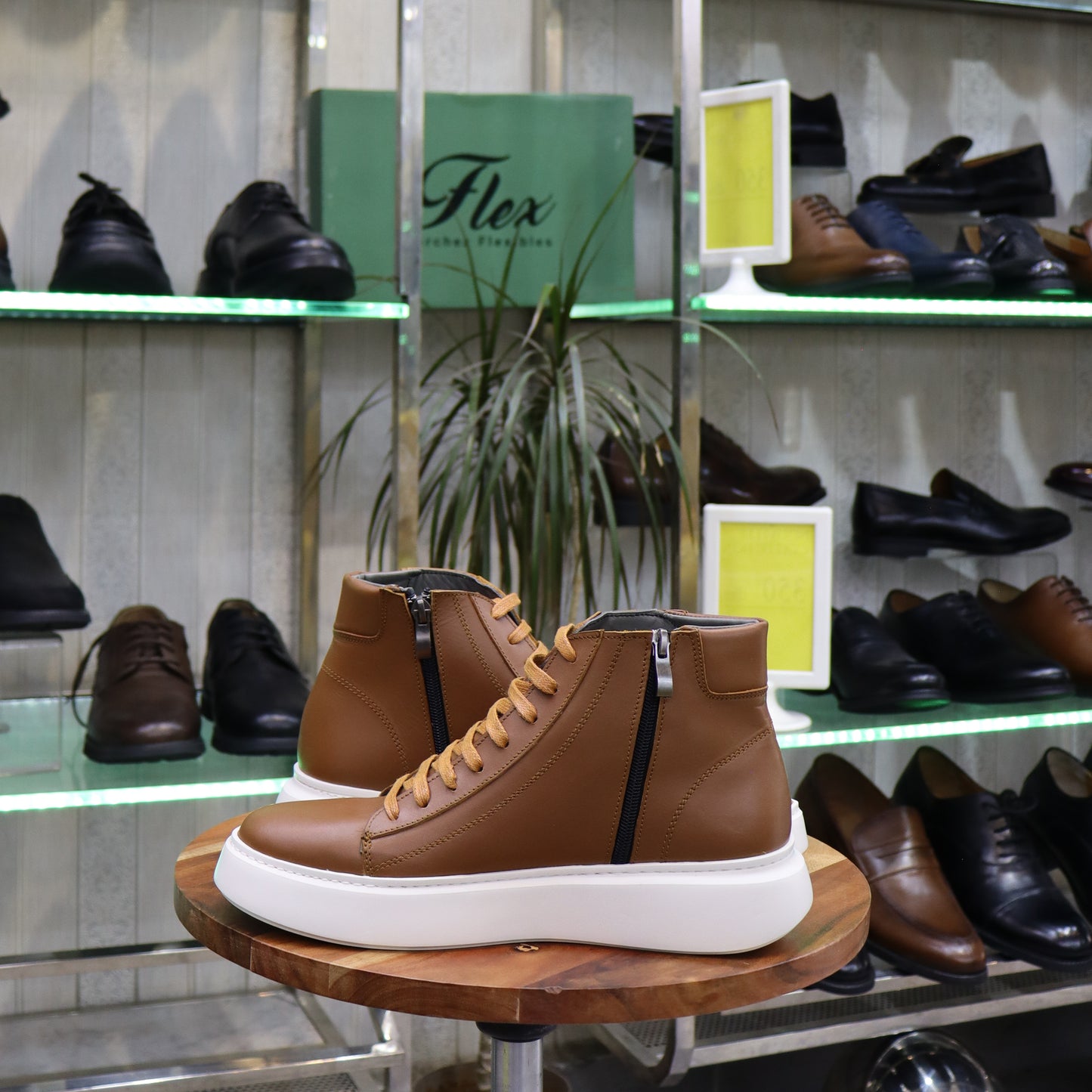 Bottine En Cuir Tabac - Kaid