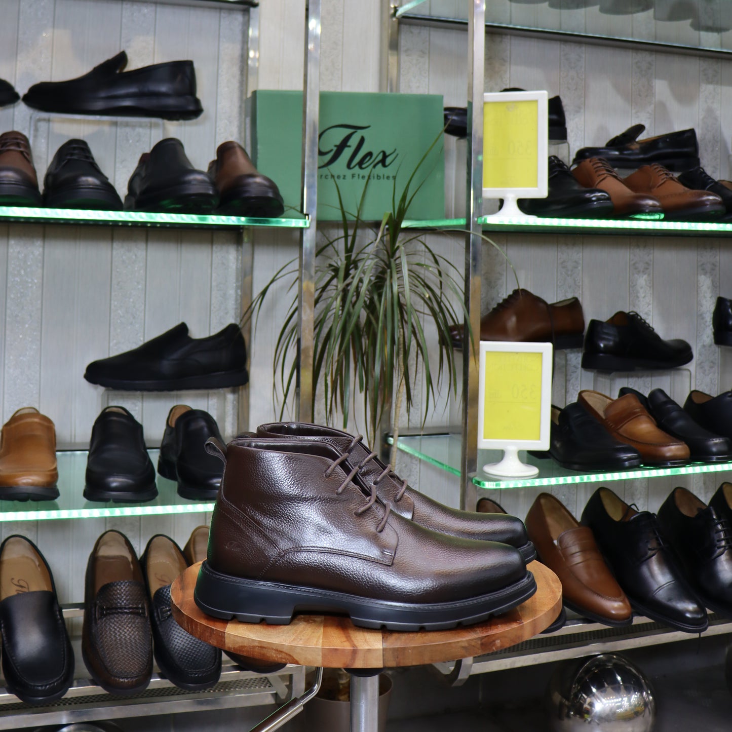 Bottine En Cuir Marron - voge