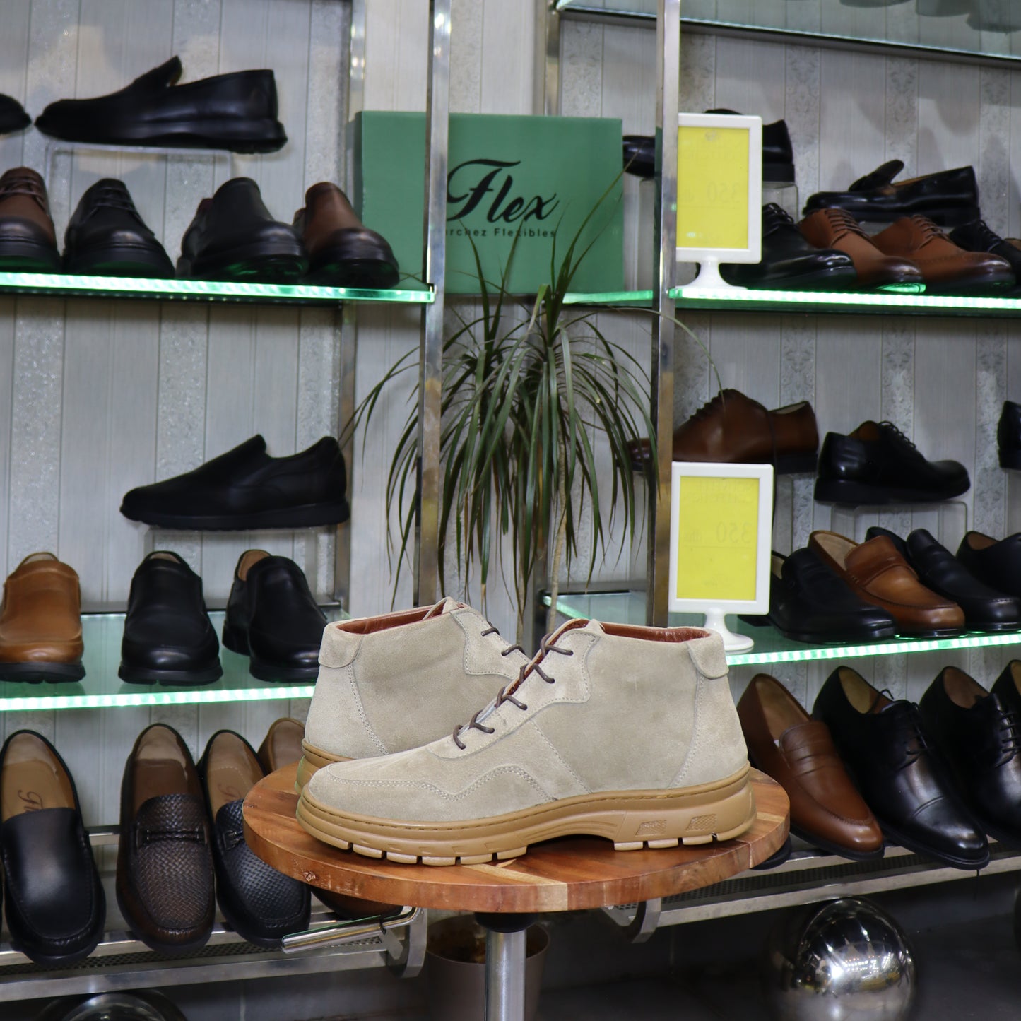 Bottine En Cuir beige daim - Imlil