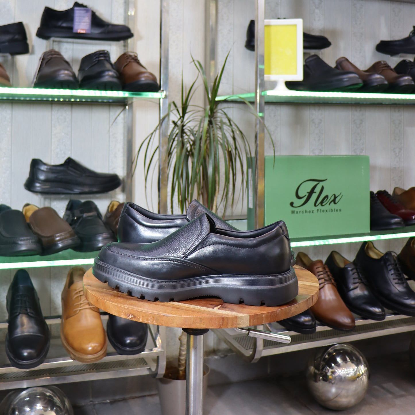 Mocassin En Cuir Noir - Olivier