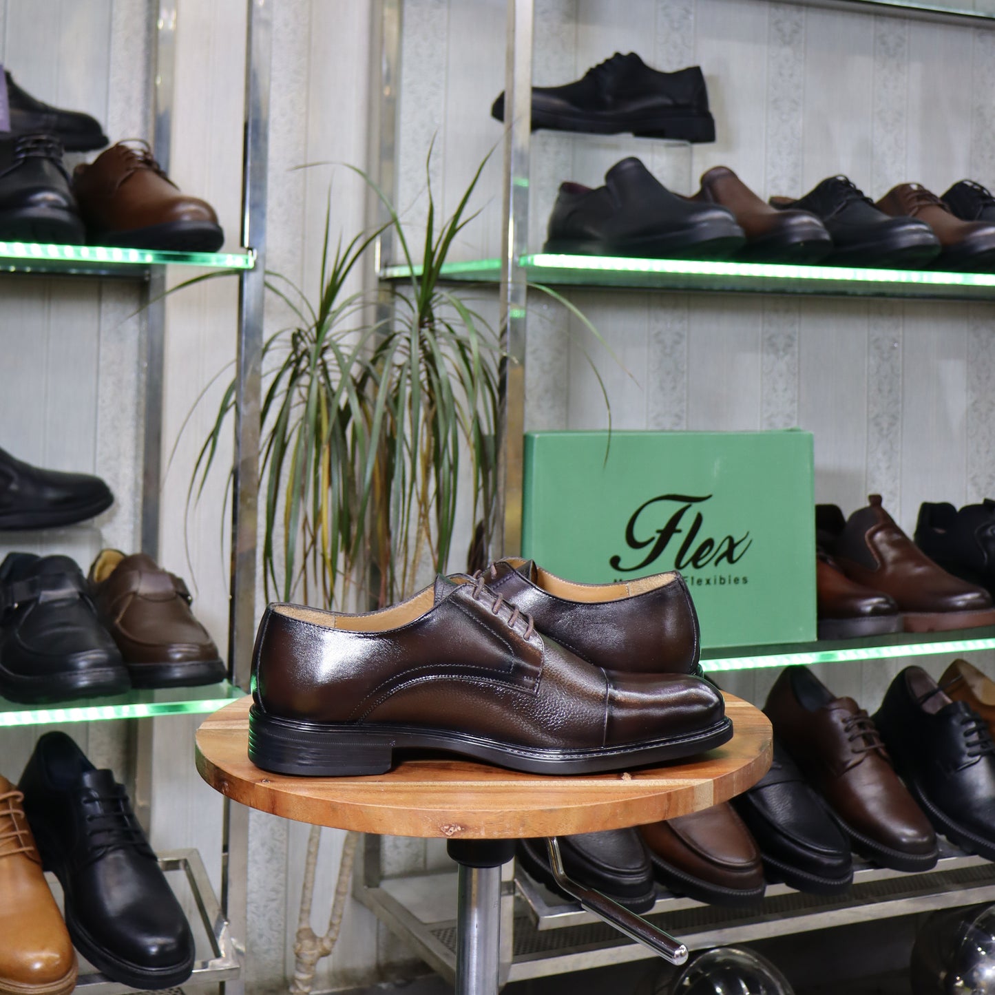 Chaussures Homme En Cuir Marron - Agadir