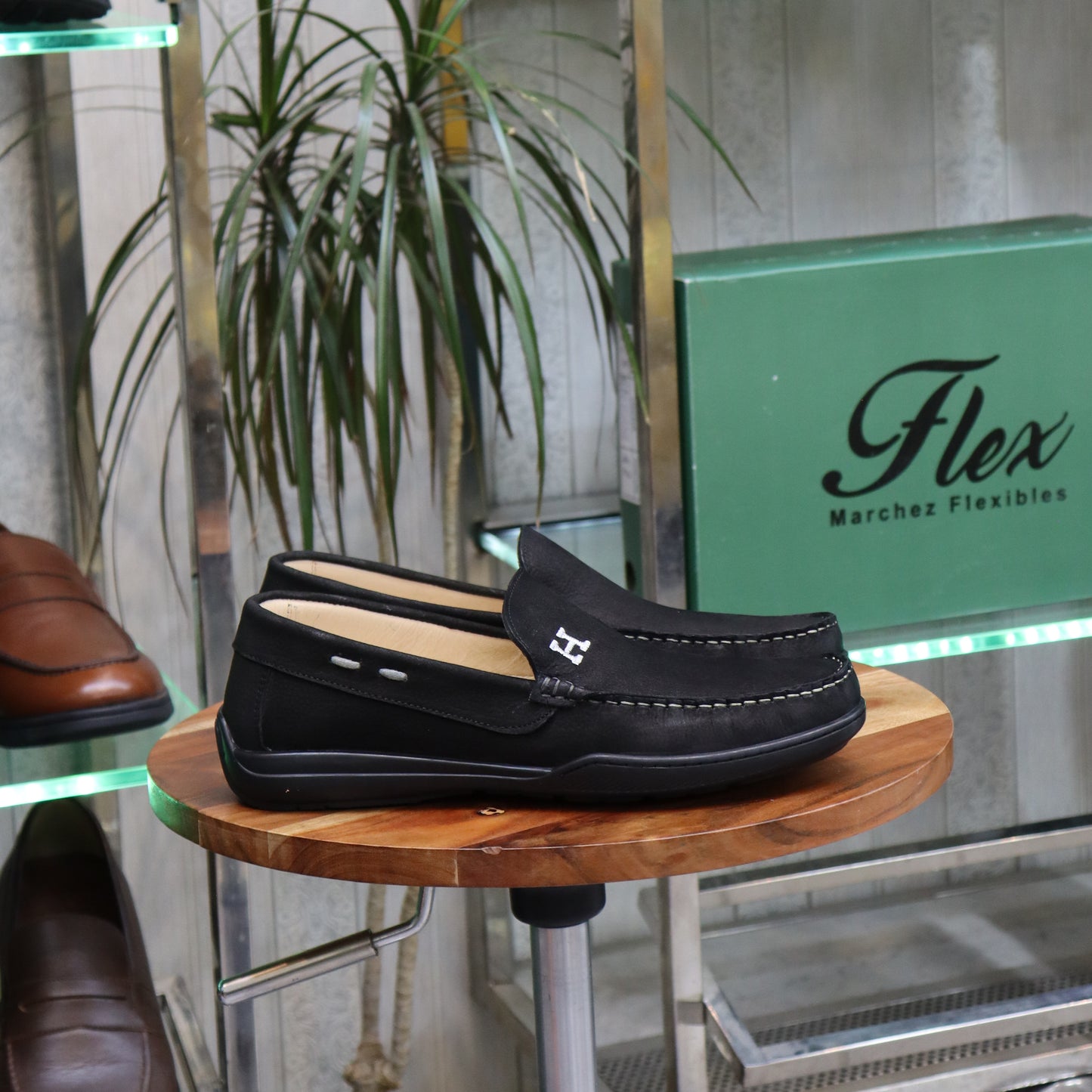 Mocassin En Cuir Noir - Lennox