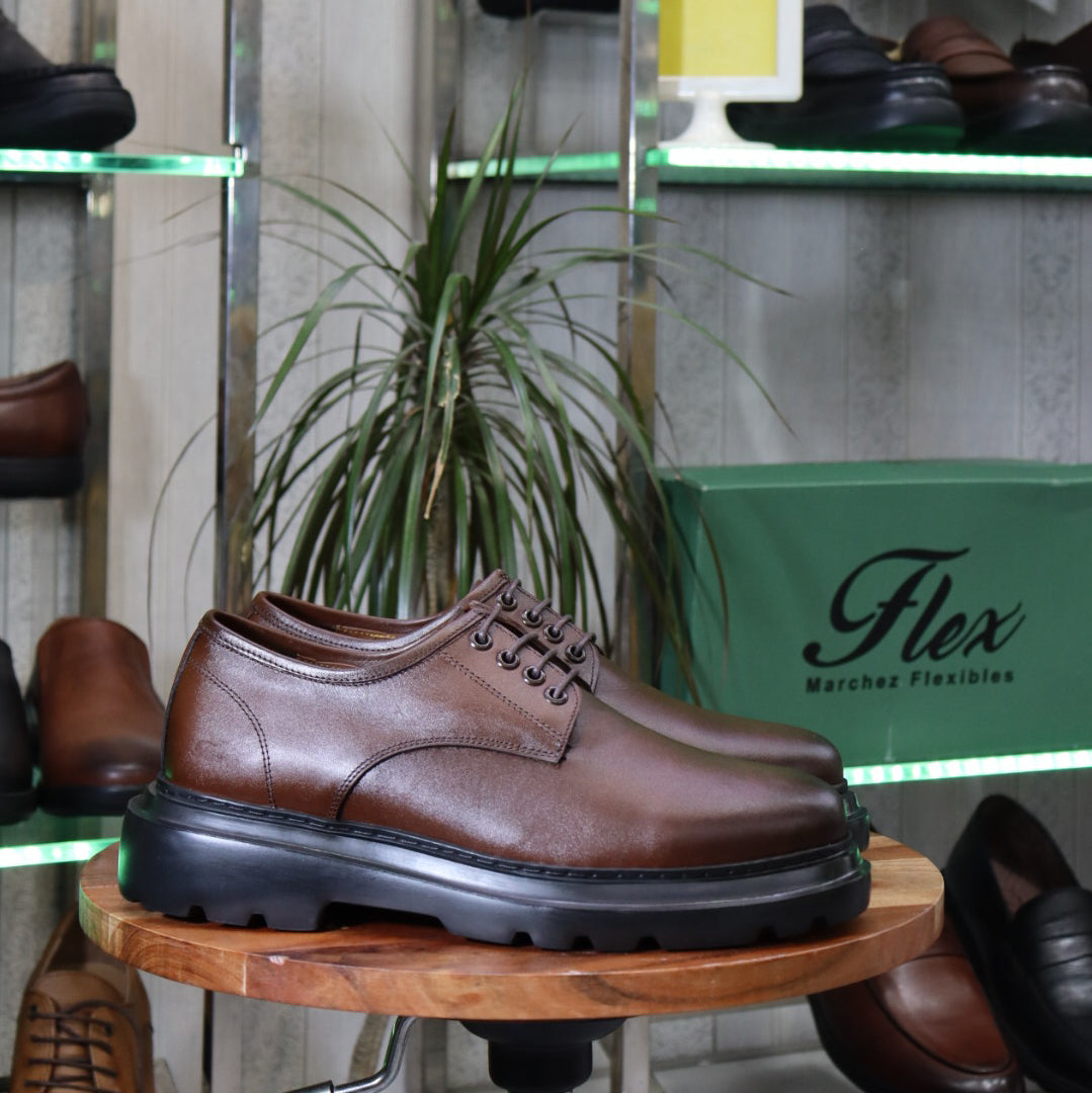 Mocassin Marron En Cuir Aristide