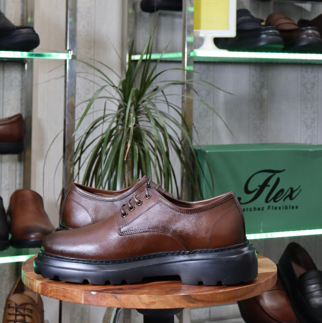 Mocassin Marron En Cuir Aristide