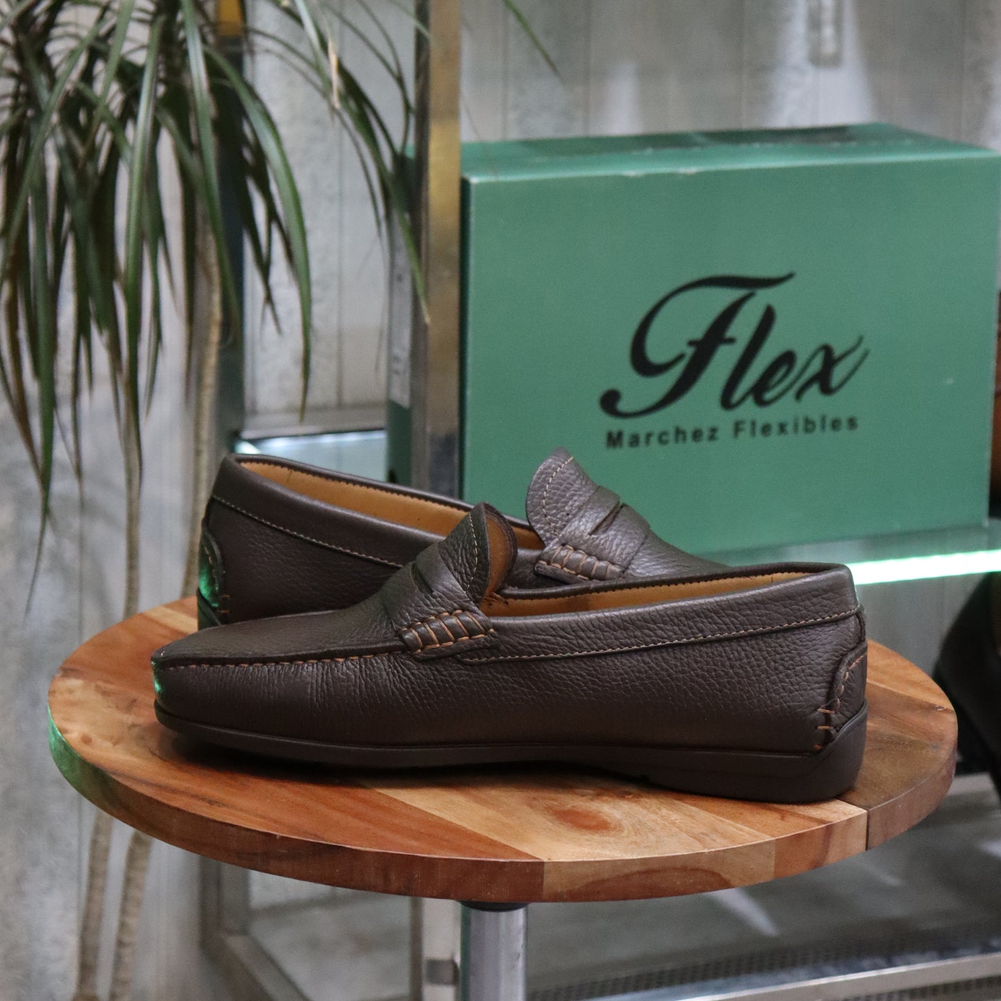 Mocassin en Cuir Marron - Turino