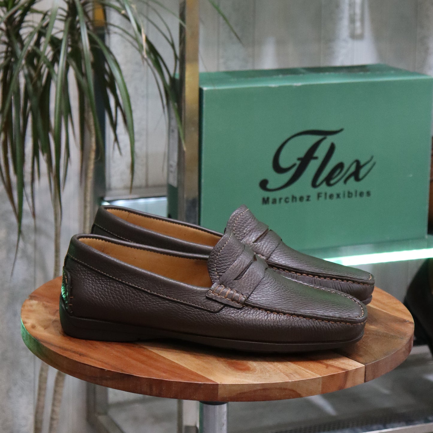 Mocassin en Cuir Marron - Turino