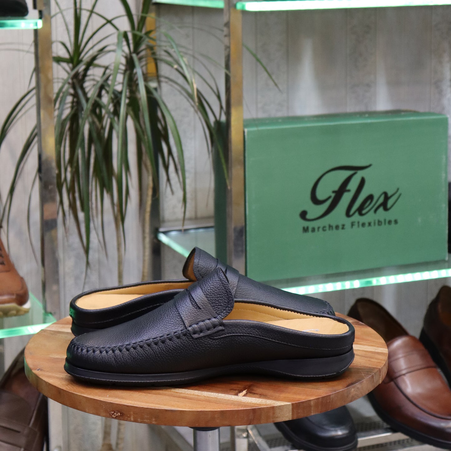 Mocassin en Cuir Noir - Joanni