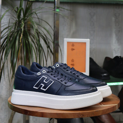 Basket_En_Cuir_Bleu_-_Norman-Pour_Homme