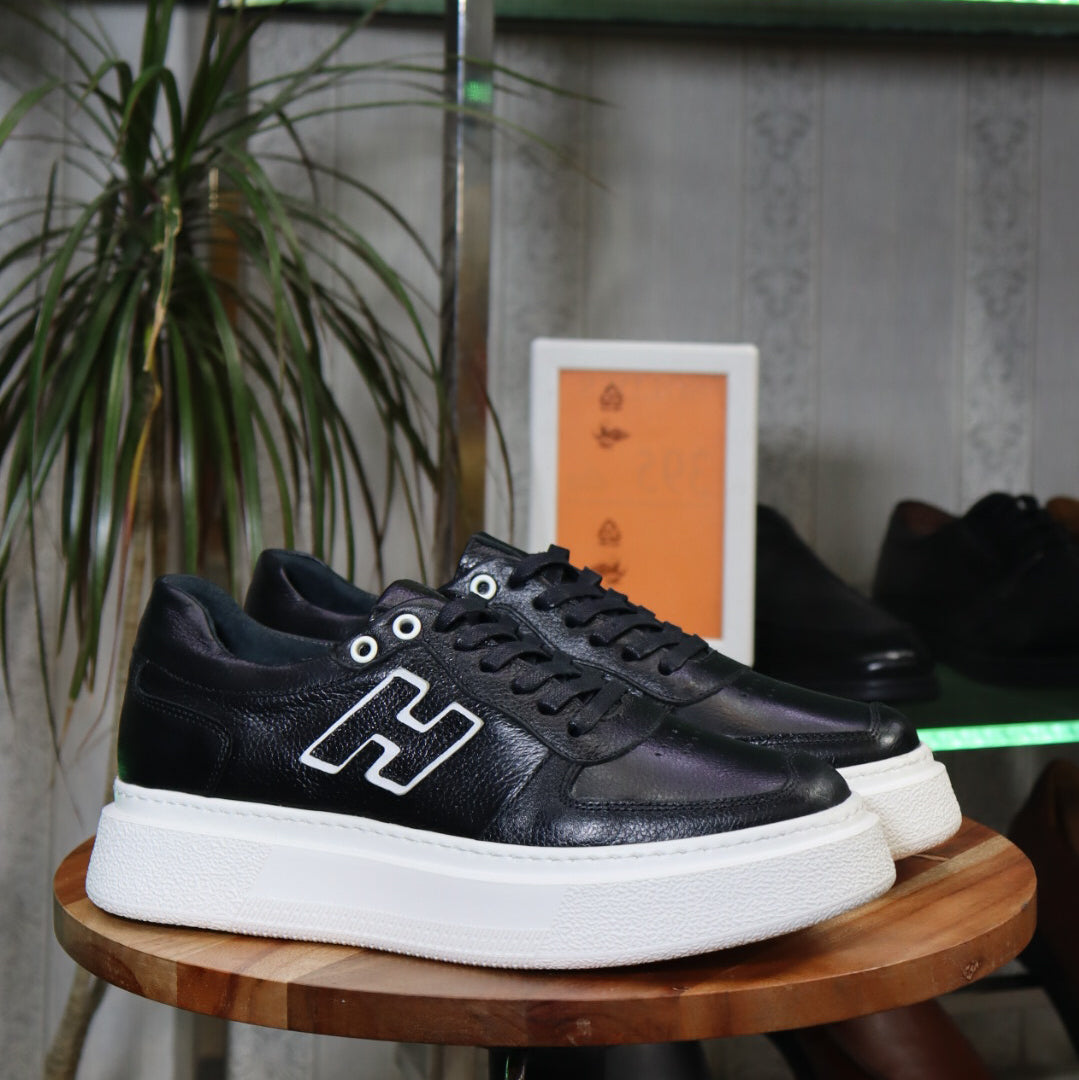 Basket_En_Cuir_Noir_-_Norman-Pour_Homme