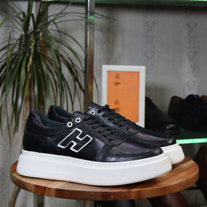 Basket_En_Cuir_Noir_-_Norman-Pour_Homme