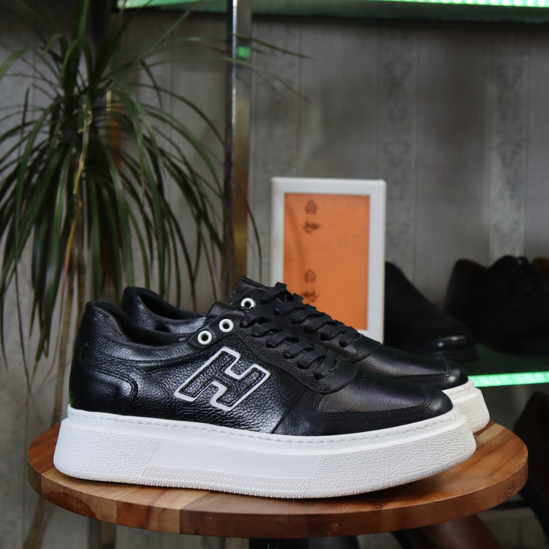 Basket_En_Cuir_Noir_-_Norman-Pour_Homme