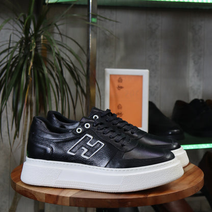 Basket_En_Cuir_Noir_-_Norman-Pour_Homme