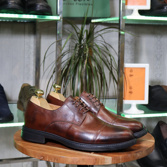 Chaussure formelle homme en cuir véritable - Flexshoes Maroc, qualité premium
