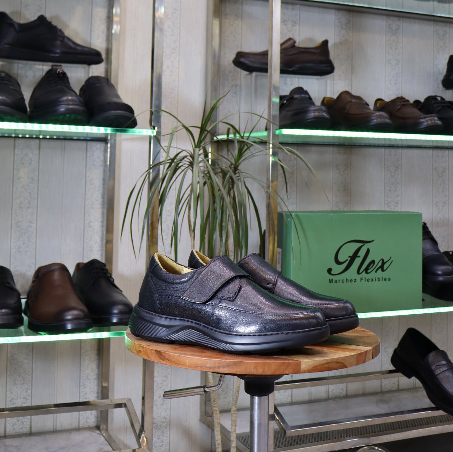 Chaussure Classique en cuir noir - Rahhal