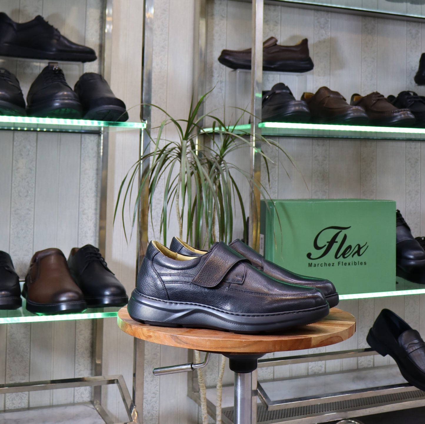Chaussure Classique en cuir noir - Rahhal
