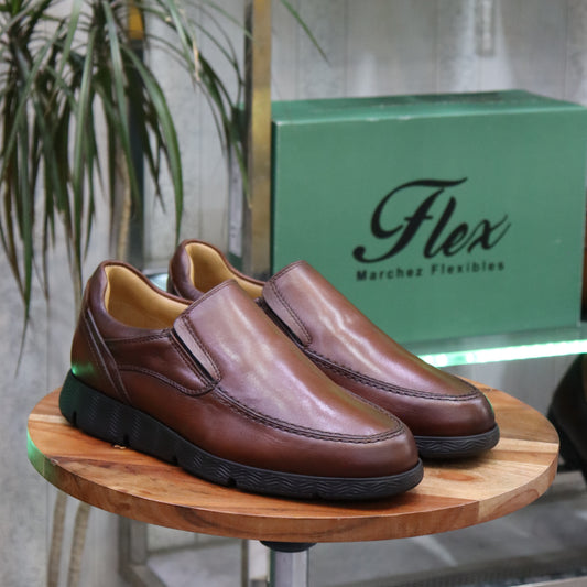 Chaussures En Cuir Tabac - Armand