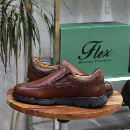 Chaussures En Cuir Tabac - Armand