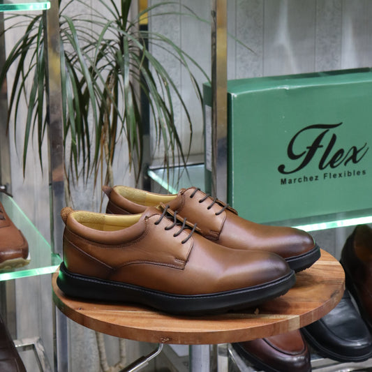 Chaussures en Cuir Marron- Renato