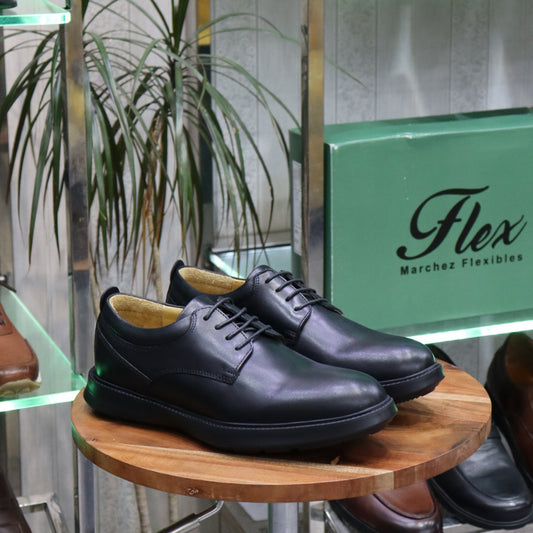 Chaussures en Cuir Noir- Renato
