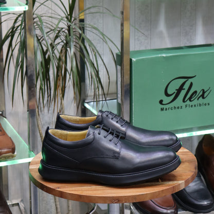 Chaussures en Cuir Noir- Renato