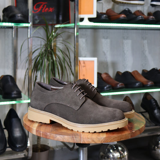Dikens - Derby en cuir marron