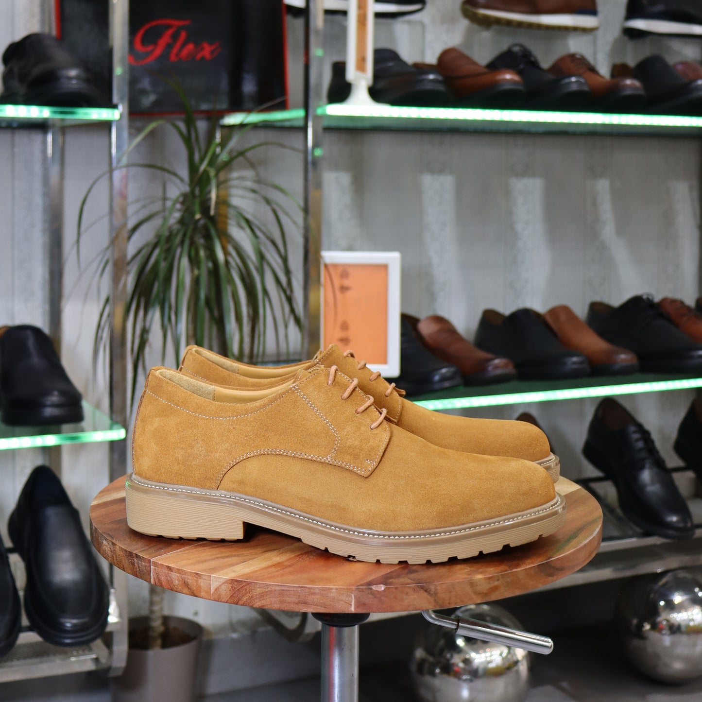 Dikens - Derby en cuir tabac