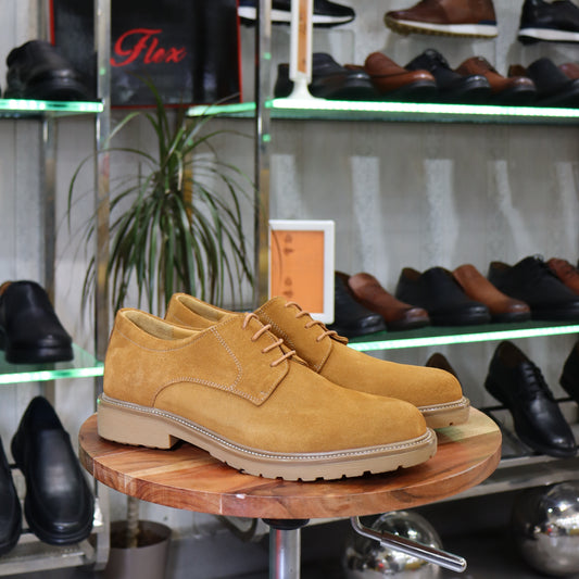 Dikens - Derby en cuir tabac