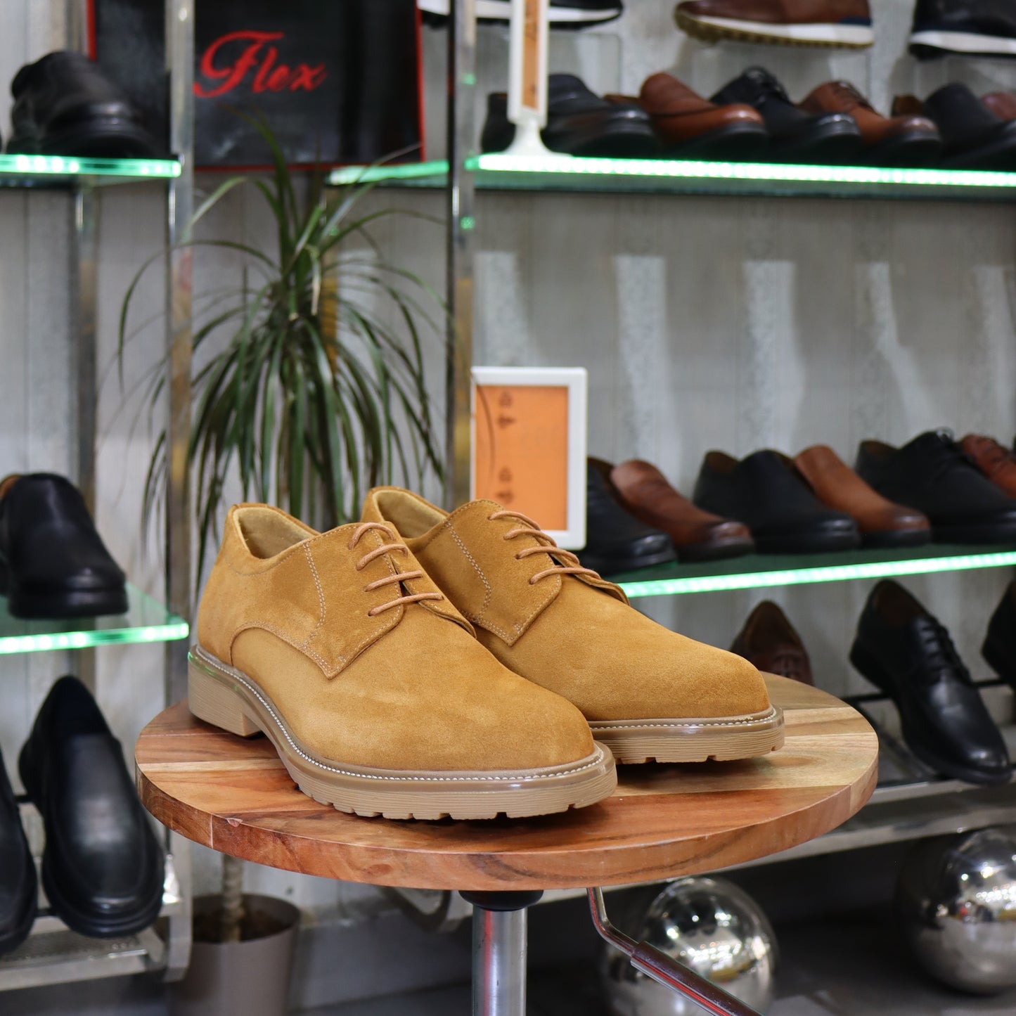 Dikens - Derby en cuir tabac