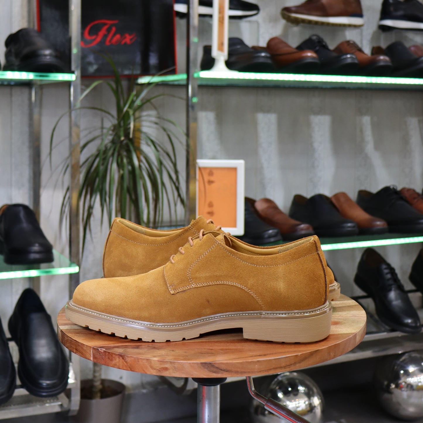 Dikens - Derby en cuir tabac