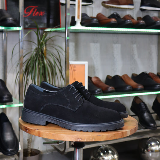 Dikens - Derby en cuir Noir