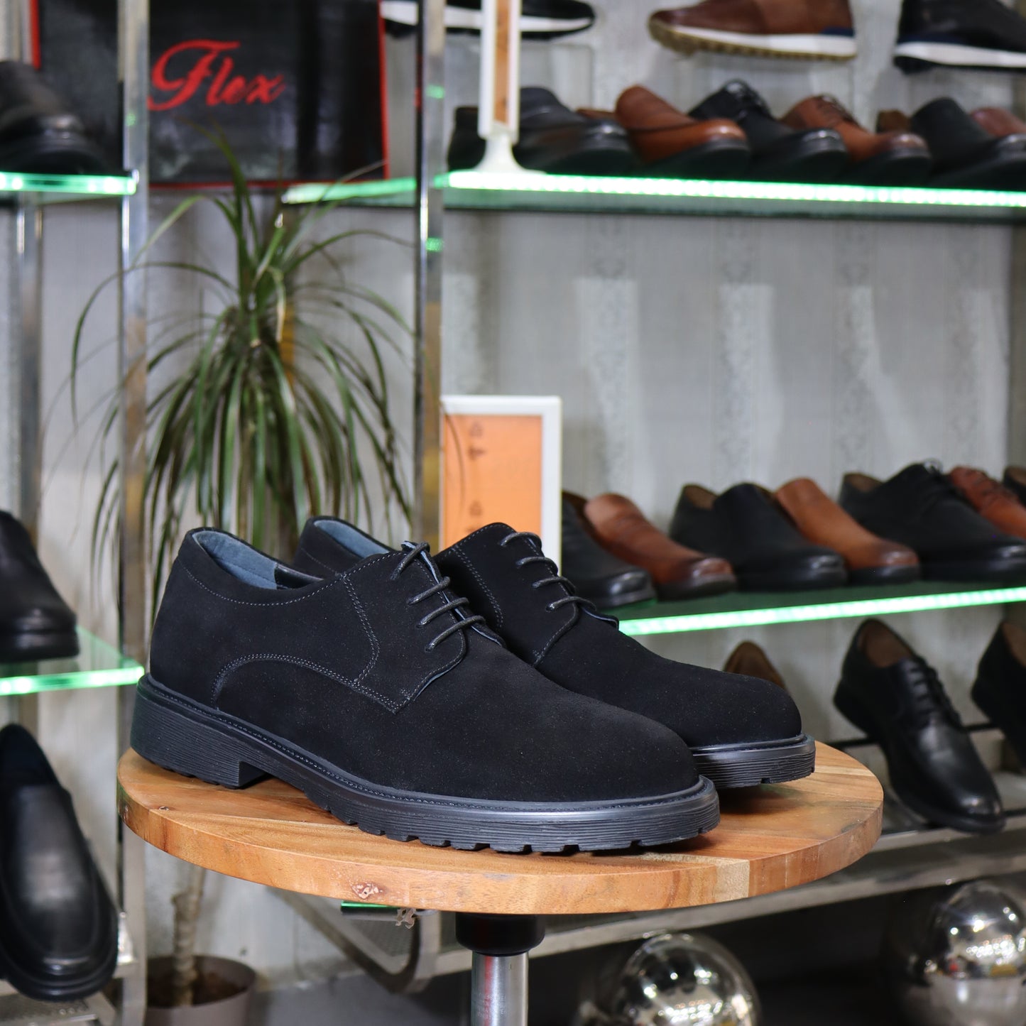 Dikens - Derby en cuir Noir