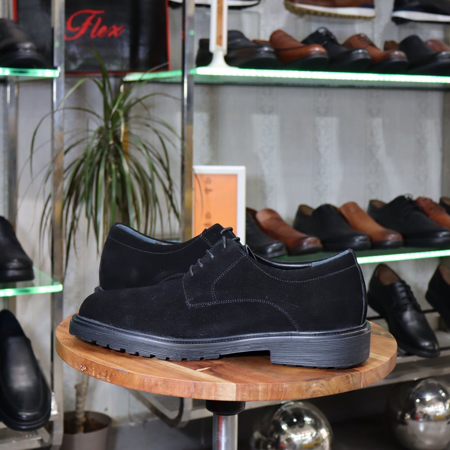 Dikens - Derby en cuir Noir