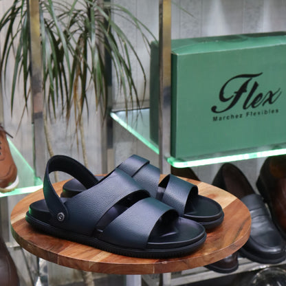 Sandales en cuir Bleu - Nerio