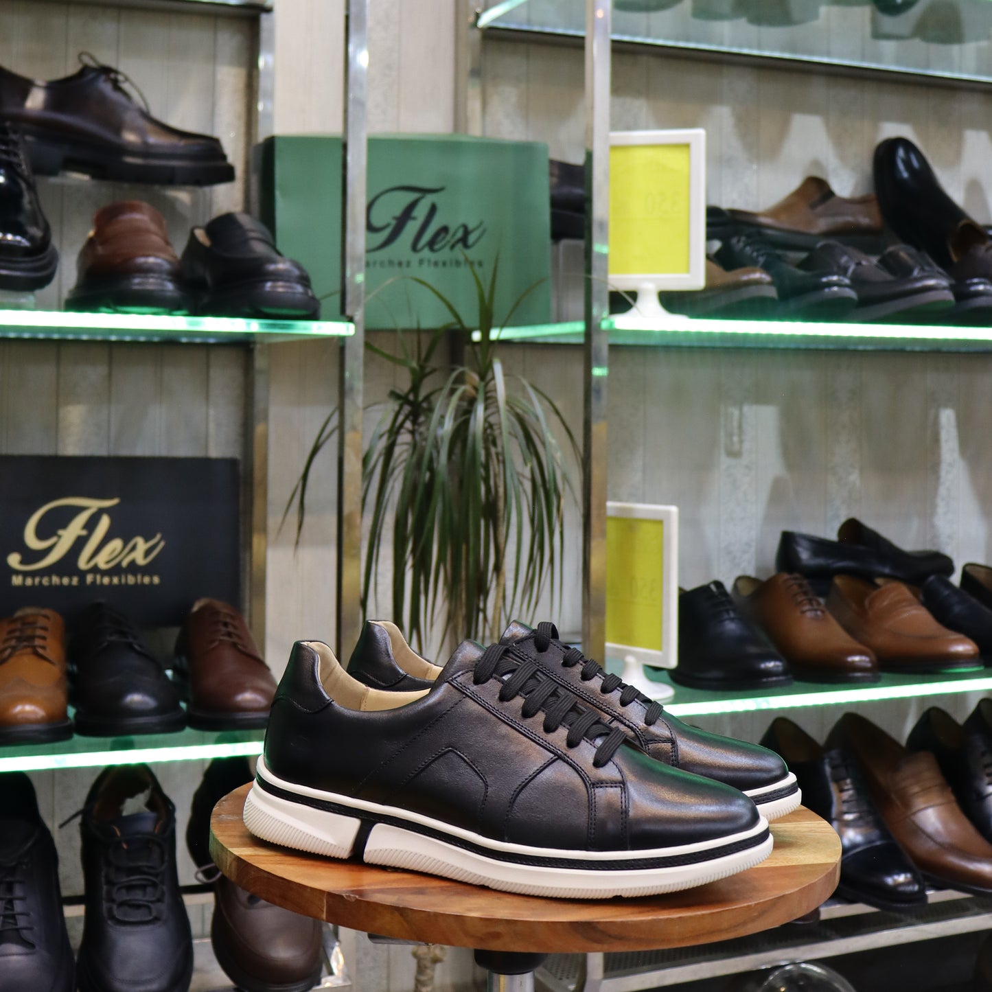 Basket En Cuir Blanc - Nerio