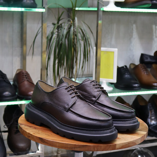 Chaussure  Homme En Cuir  Marron - Primo