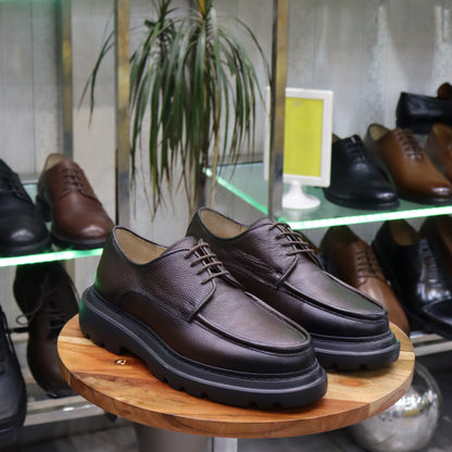 Chaussure  Homme En Cuir  Marron - Primo