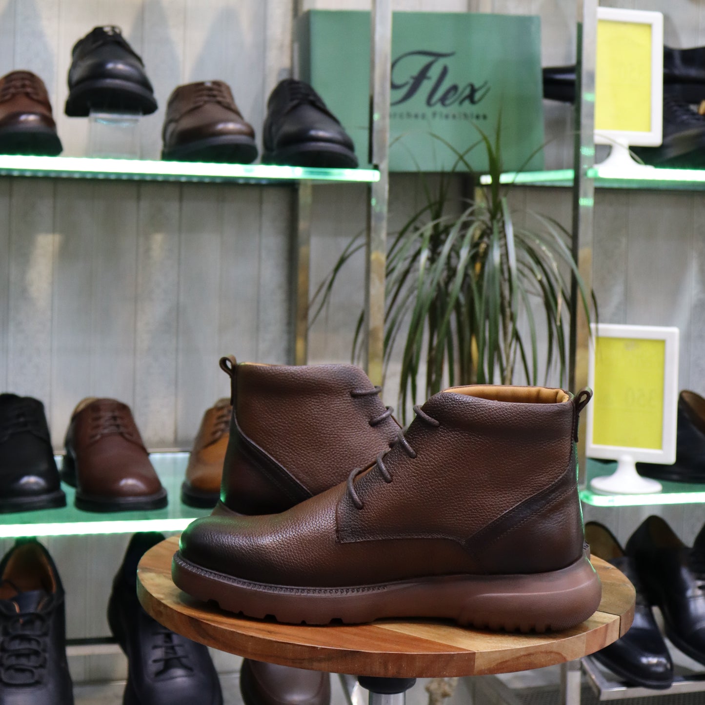 Bottine En Cuir Tabac - Sart