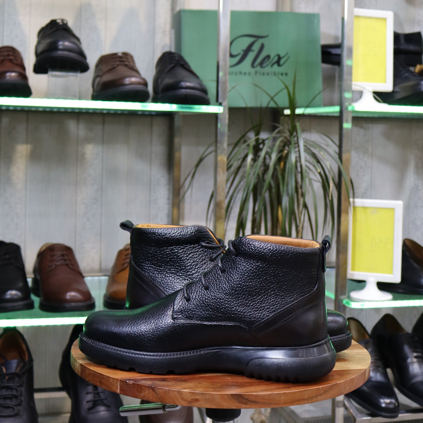 Bottine En Cuir Noir - Sart