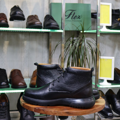 Bottine En Cuir Noir - Sart